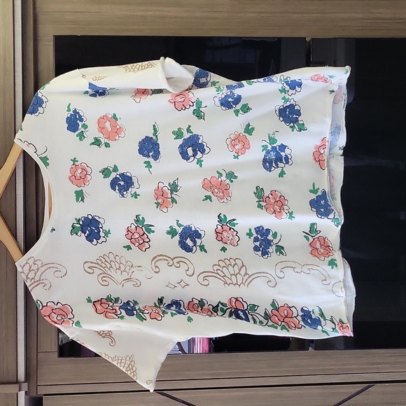 "Nina", "Boheme" Floral combo tee" By "We the free, By Free People" 🦋 - Picture 4 of 16